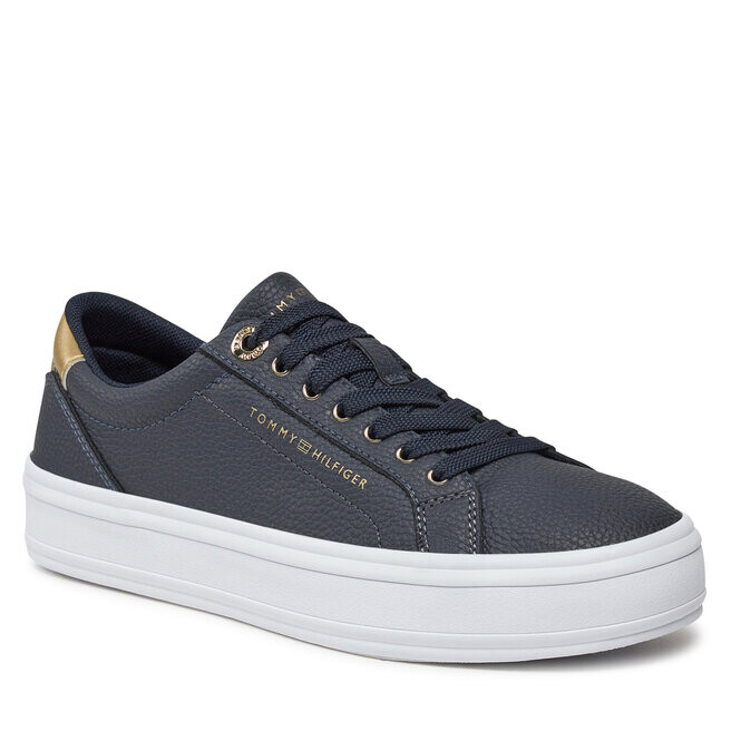 

Кроссовки Tommy Hilfiger EssentialVulc Leather, темно-синий