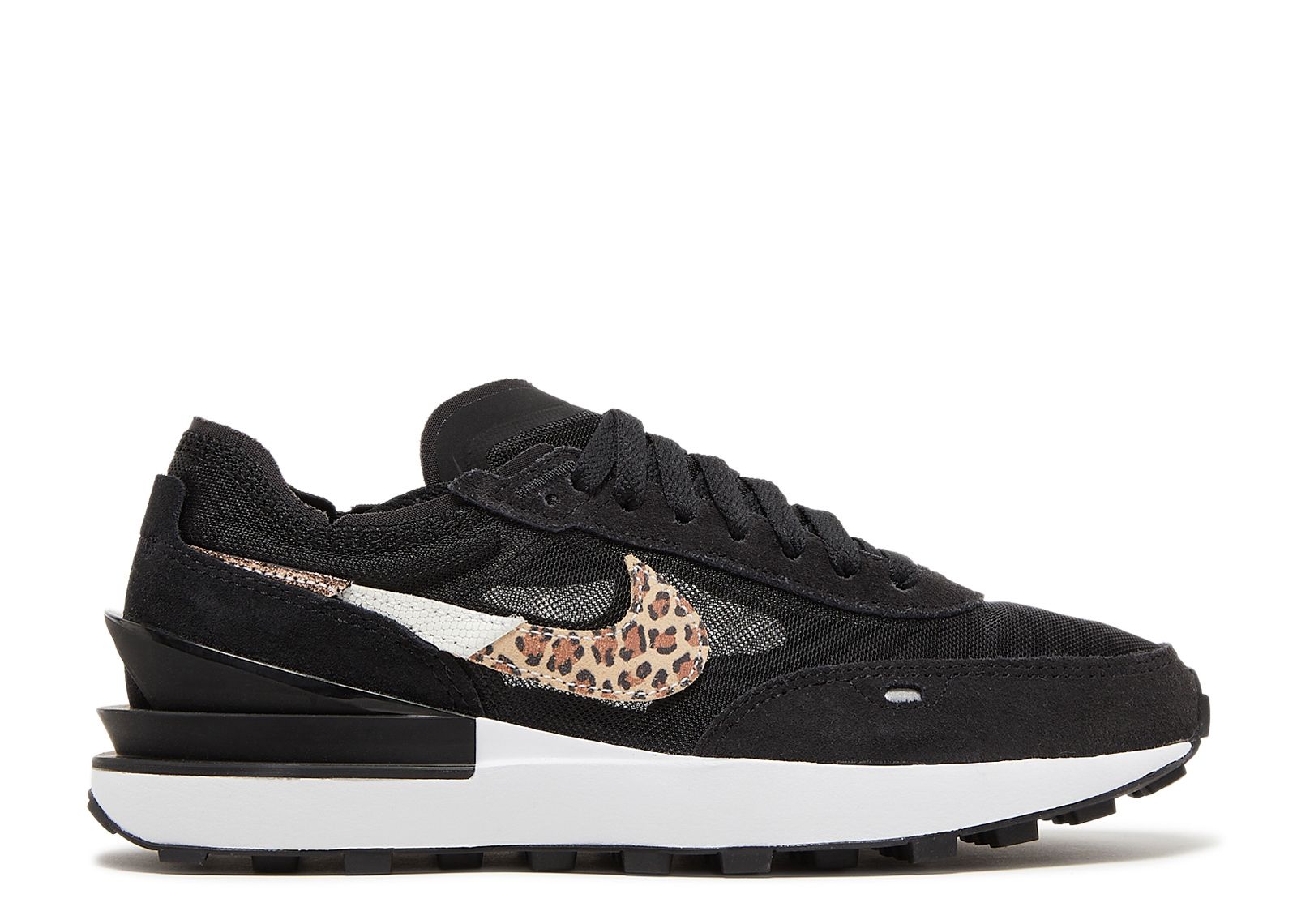 Кроссовки Nike Wmns Waffle One 'Black Leopard', черный кроссовки nike waffle one цвет black black white orange