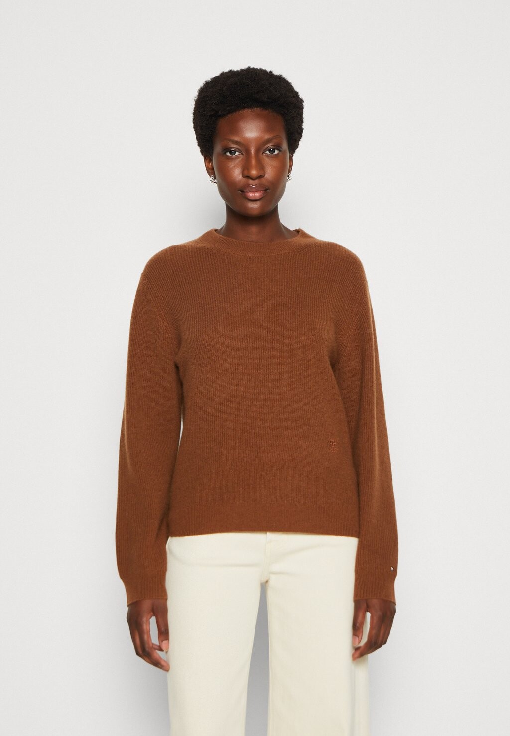 

Свитшот Tommy Hilfiger, цвет natural cognac