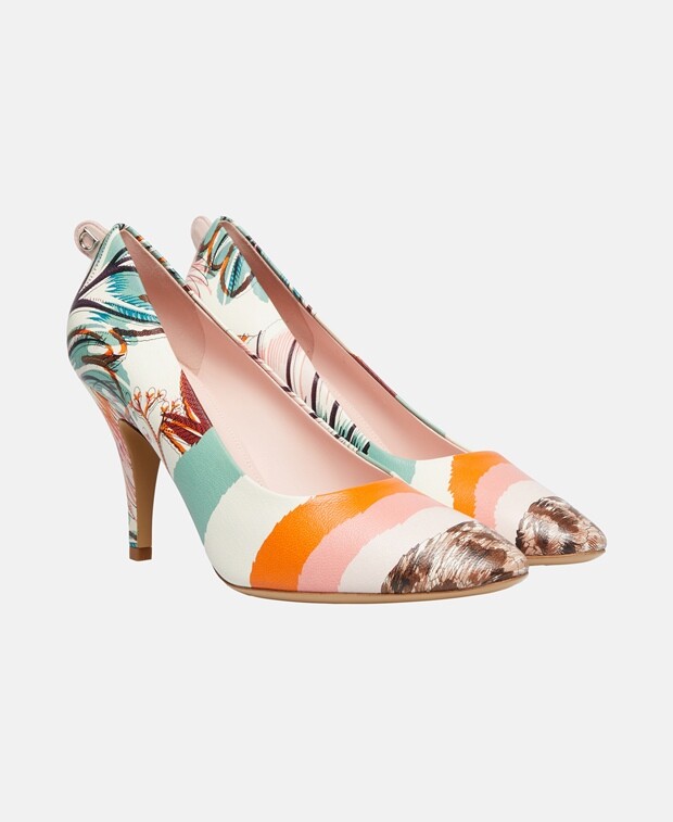 

ТУфли лодочки Salvatore Ferragamo, белый
