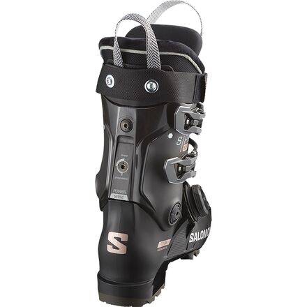 Лыжные ботинки S/Pro Supra Boa 95 GW — 2024 женские Salomon, цвет Black/Beluga/Pink Gold ап 95 на лыжах электронная схема