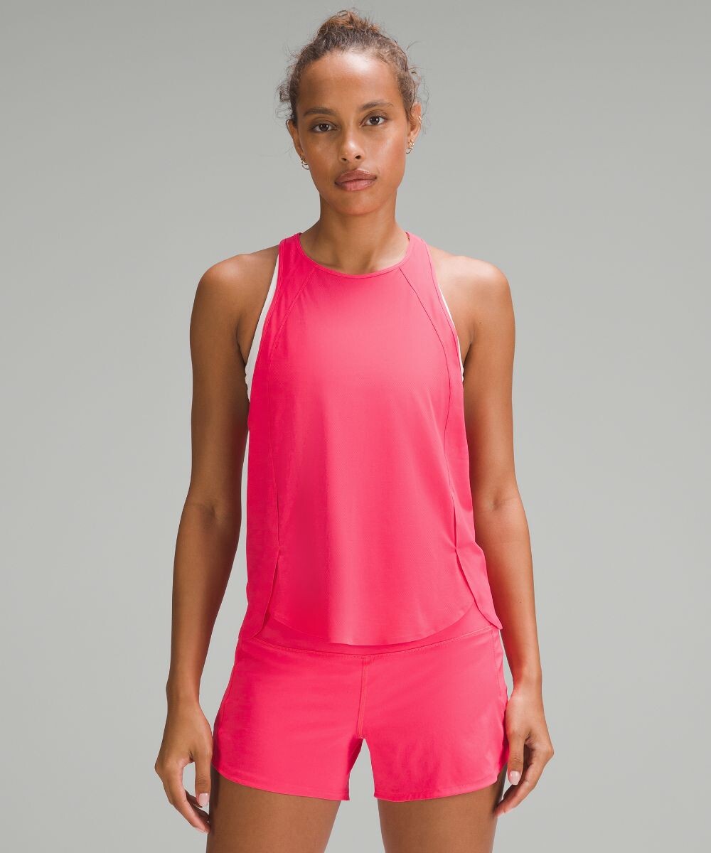 

Майка для бега с высокой вентиляцией Lululemon, розовый