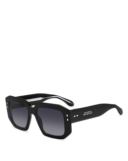 Квадратные солнцезащитные очки, 53 мм Isabel Marant, цвет Black