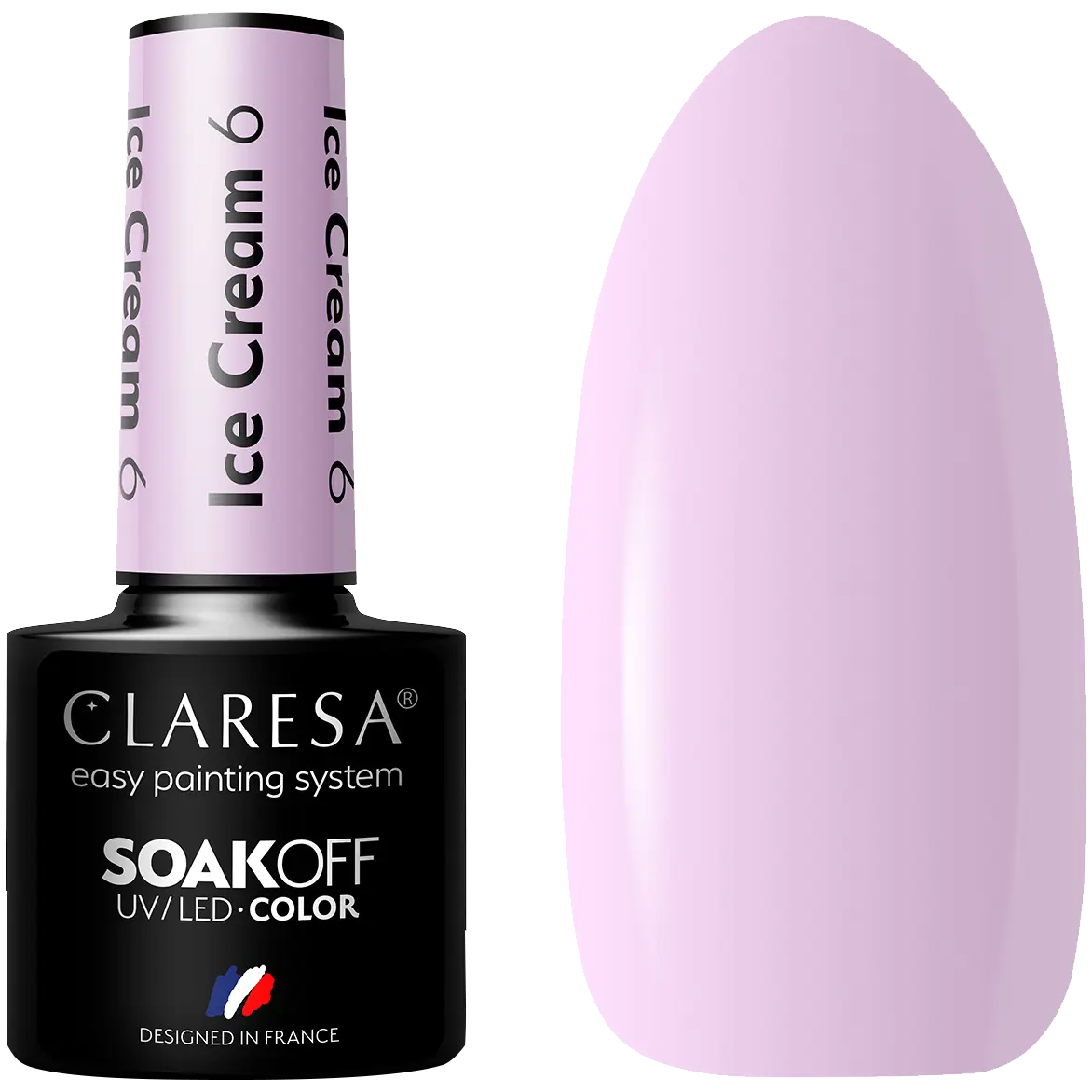 

Гибридный лак для ногтей 6 Claresa Ice Cream, 5 гр
