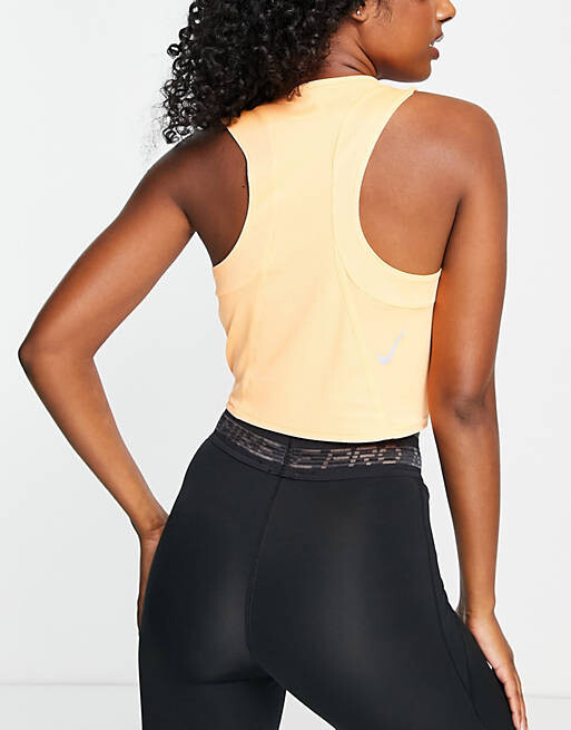 

Оранжевый укороченный топ Nike Running Race Day Dri-FIT