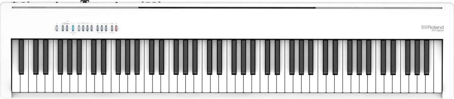 

Цифровое пианино Roland FP-30X с динамиками — белое