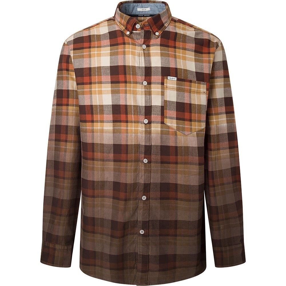 

Рубашка с длинным рукавом Pepe Jeans Charn, коричневый