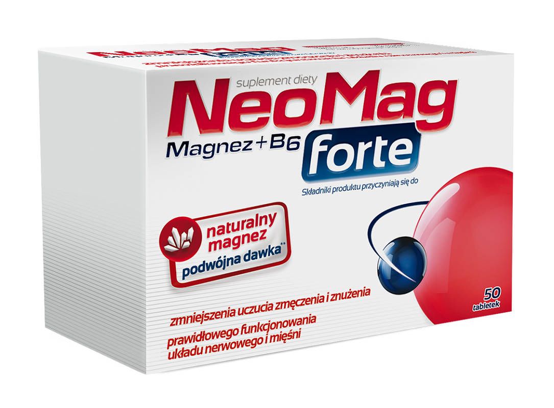 Neomag Forteтаблетки магния, 50 шт. фотографии