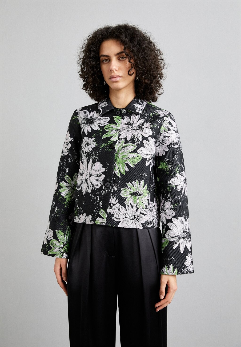 

Блейзер Kiana Stine Goya, цвет dark grey