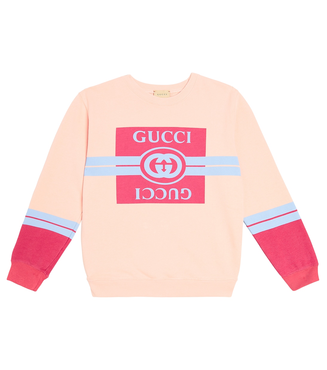 Хлопковая толстовка Gucci Kids, розовый