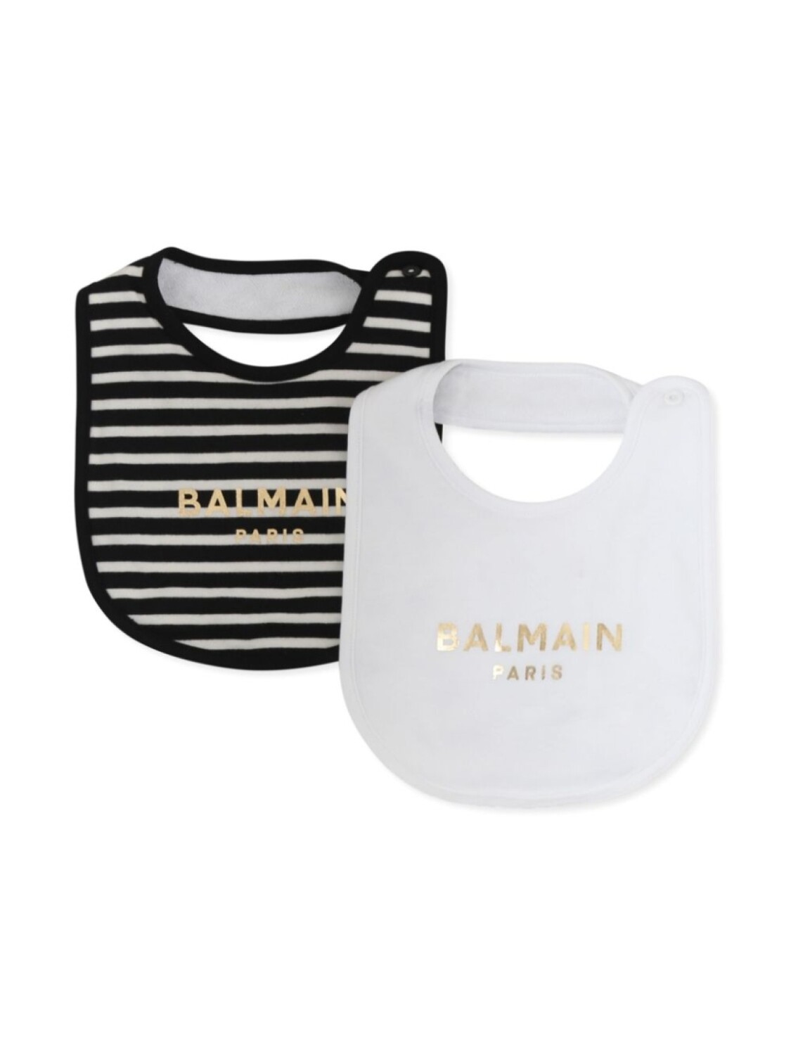 

Нагрудник с логотипом Balmain Kids, черный