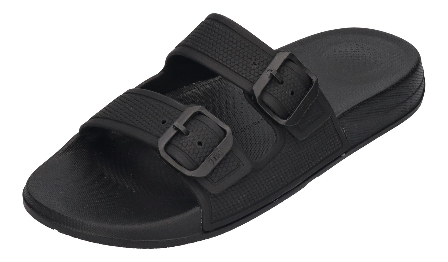 

Мюли fitflop IQUSHION TWO BAR BUCKLE SLIDES, черный
