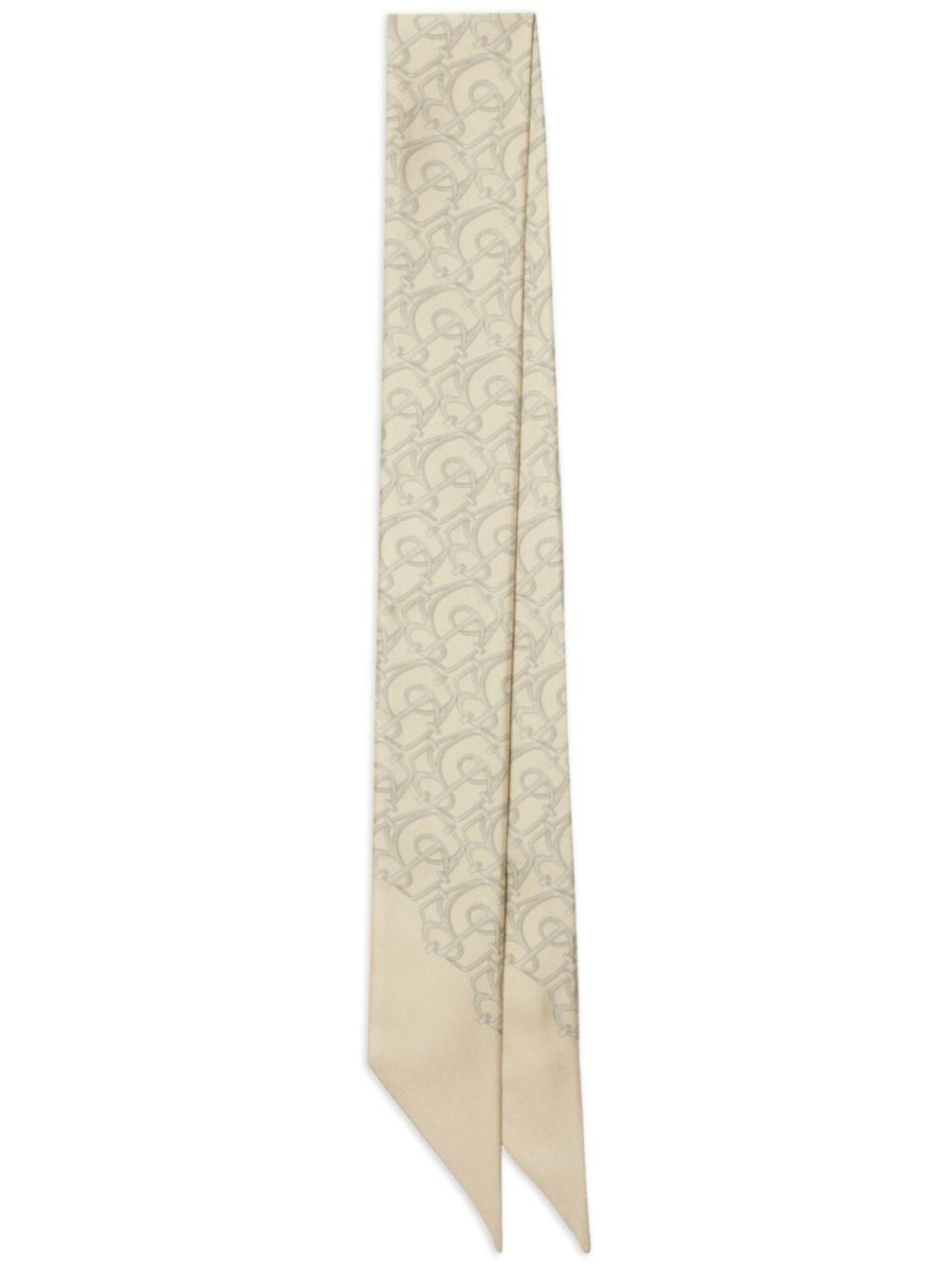 

Шарф Skinny B Charm Burberry, нейтральный цвет