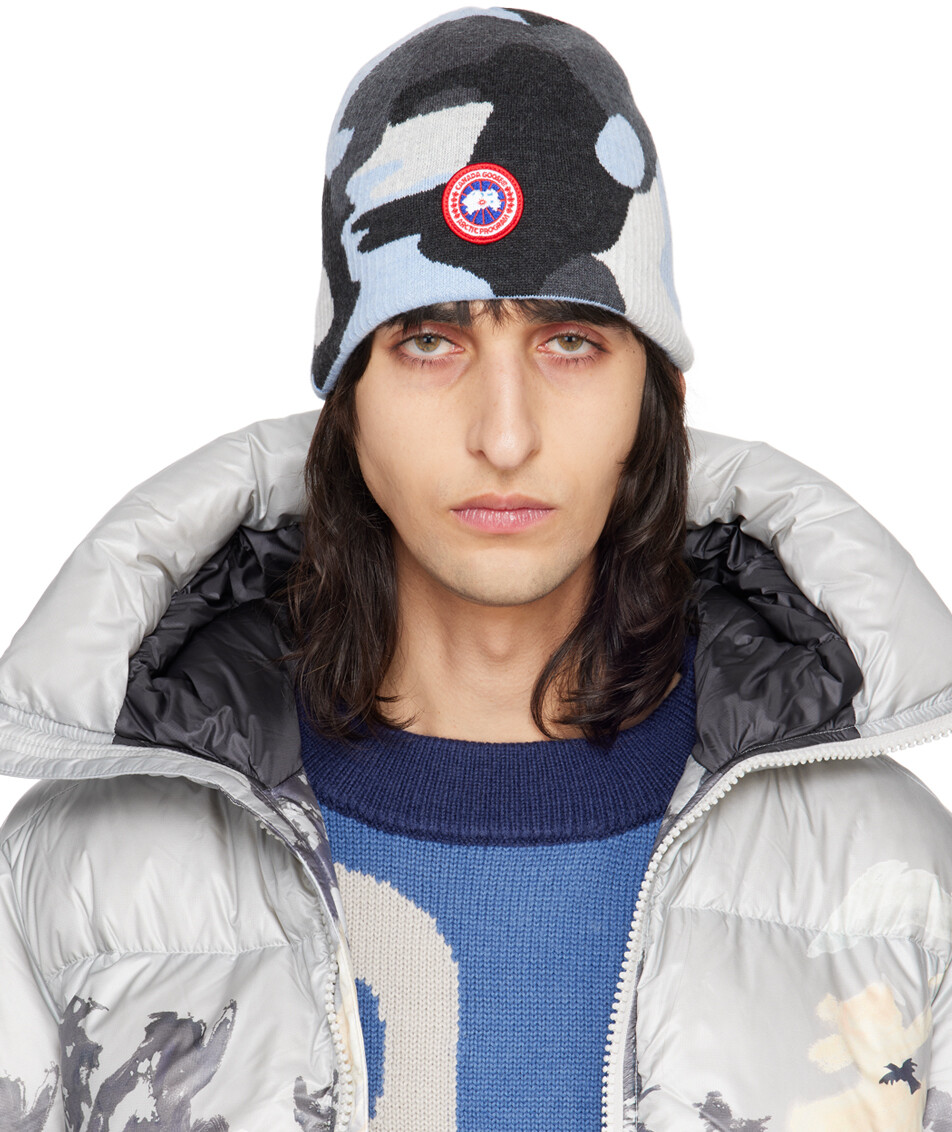 

Синяя и серая шапка Arctic Disc Canada Goose & NBA Edition Kidsuper