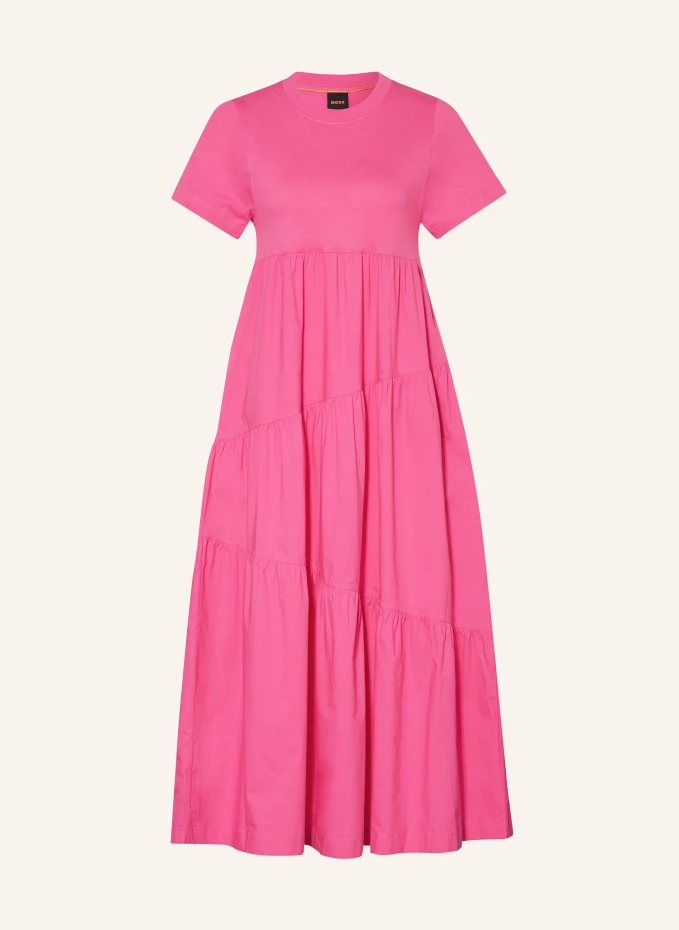 Платье enesi из смешанного материала Boss, розовый