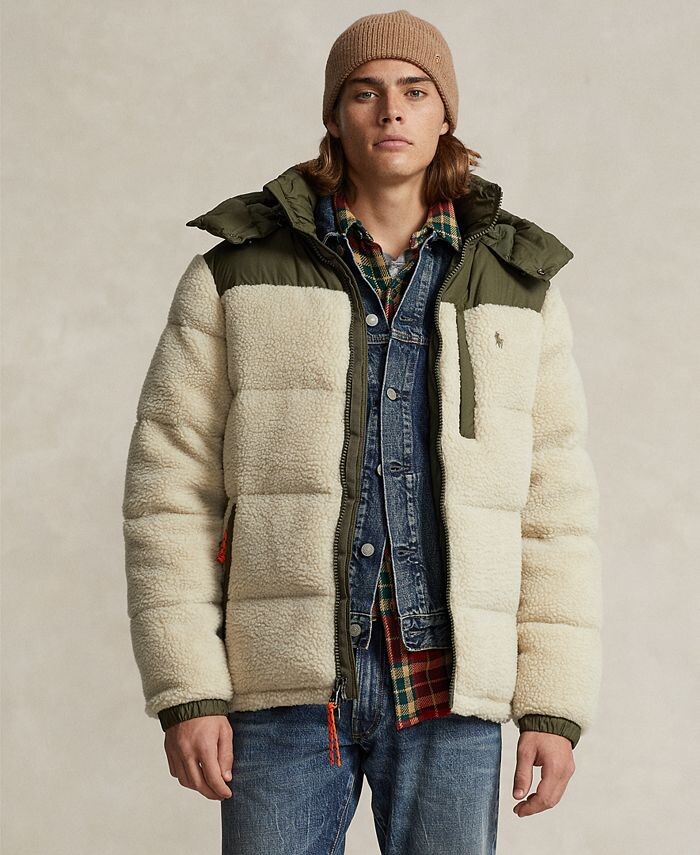 

Мужской гибридный пуховик Polo Ralph Lauren, мультиколор
