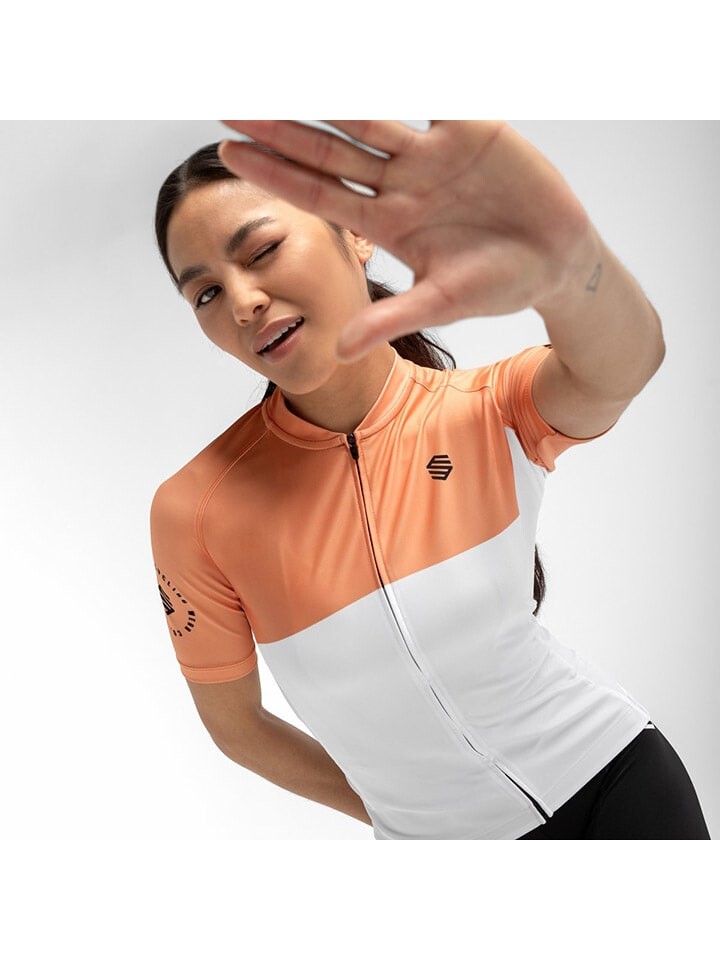 

Спортивная футболка Siroko Fahrradtrikot M2 Liberty, цвет orange/weiß