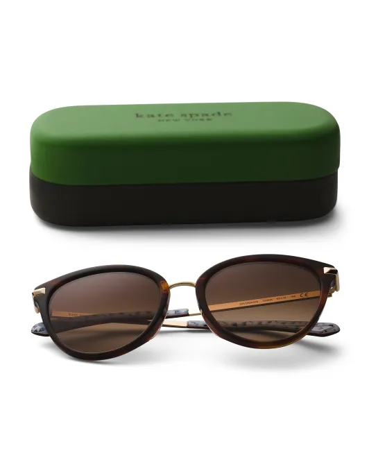 

Солнцезащитные очки 51 мм Kate Spade, розовый