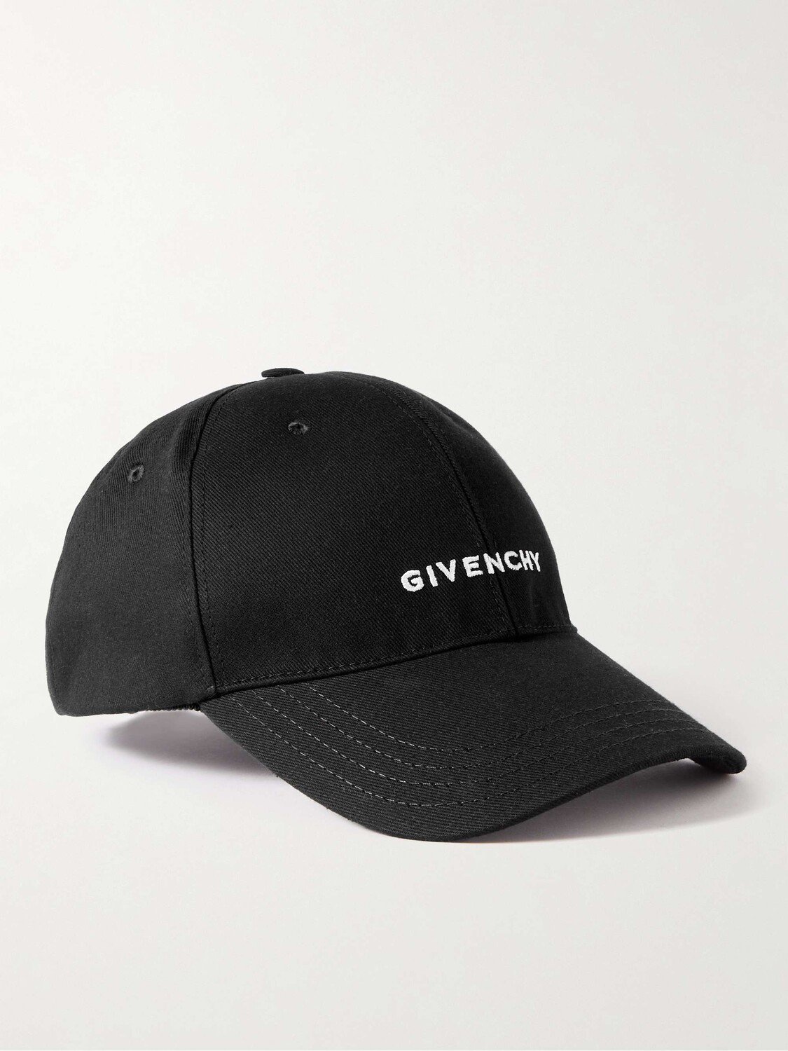 

Бейсболка из смесового хлопка с вышитым логотипом GIVENCHY, черный