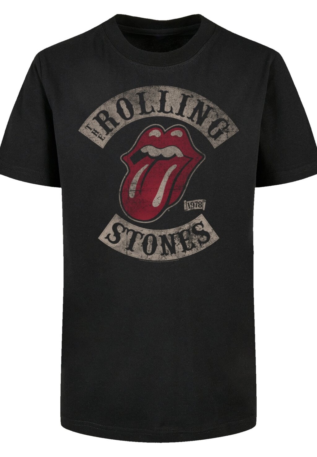 

Футболка с принтом THE ROLLING STONES TOUR '78 F4NT4STIC, цвет schwarz