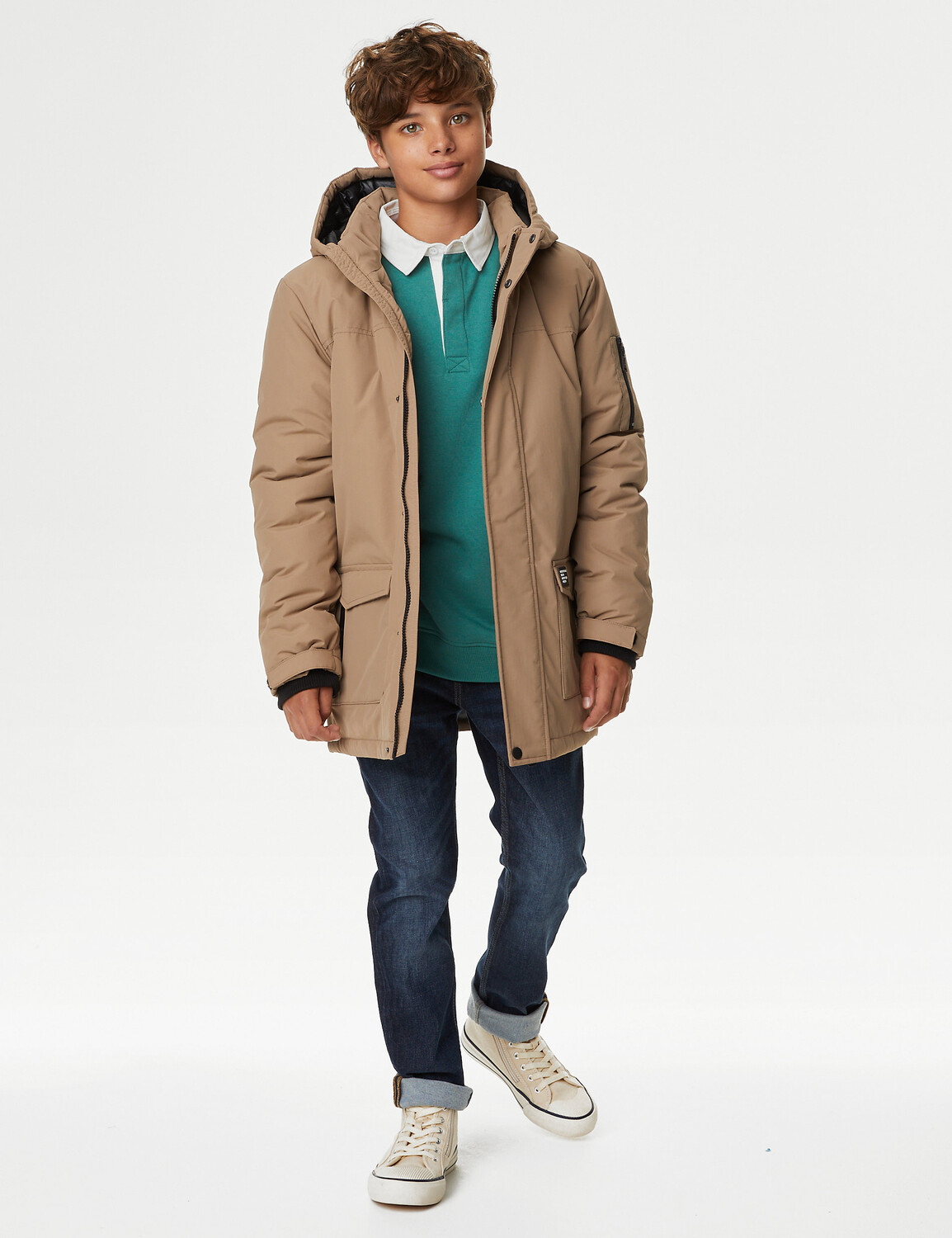 

Парка Stormwear с капюшоном (6–16 лет) Marks & Spencer