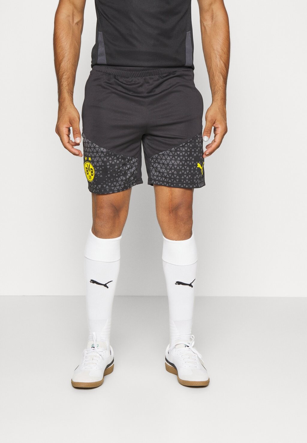 

Спортивные шорты BVB BORUSSIA DORTMUND Puma, черный кибер-желтый