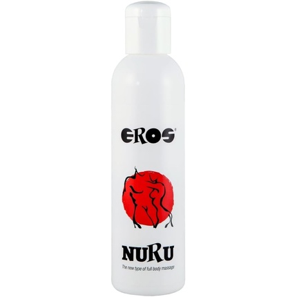 Бутылка массажного геля Nuru 500 мл, Eros пробник массажного масла с ароматом земляники eros fantasy 4 гр