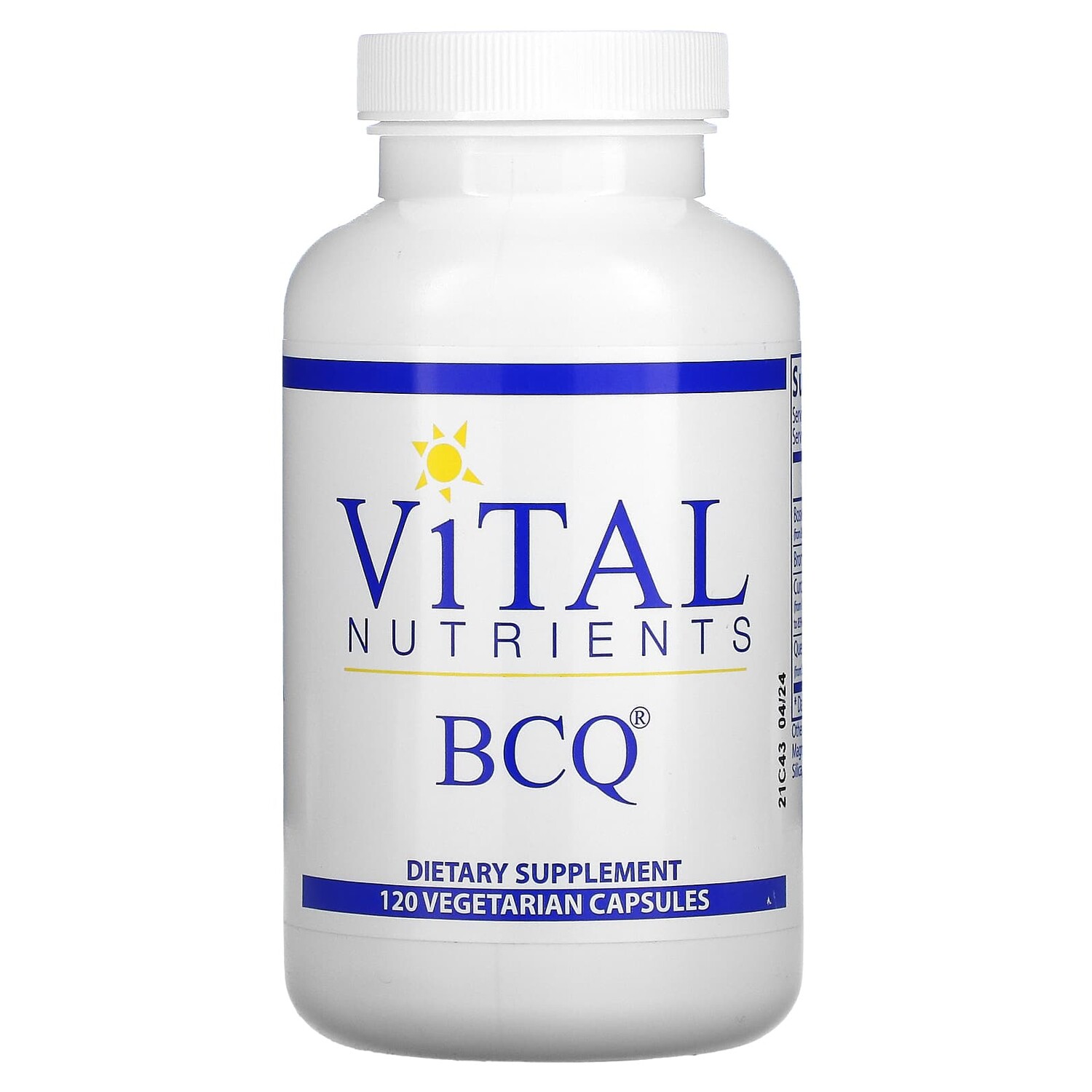 

BCQ, 120 вегетарианских капсул, Vital Nutrients