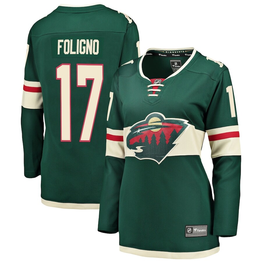 

Джерси Fanatics Branded Minnesota Wild, зеленый