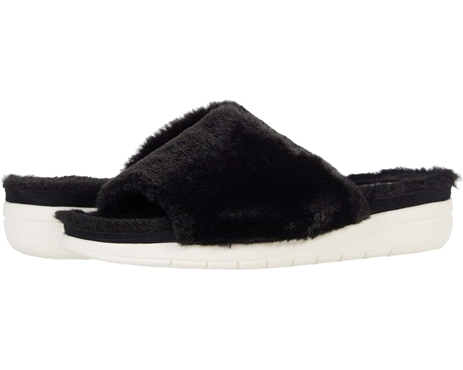 

Домашняя обувь LifeStride Plush Slipper, черный/белый