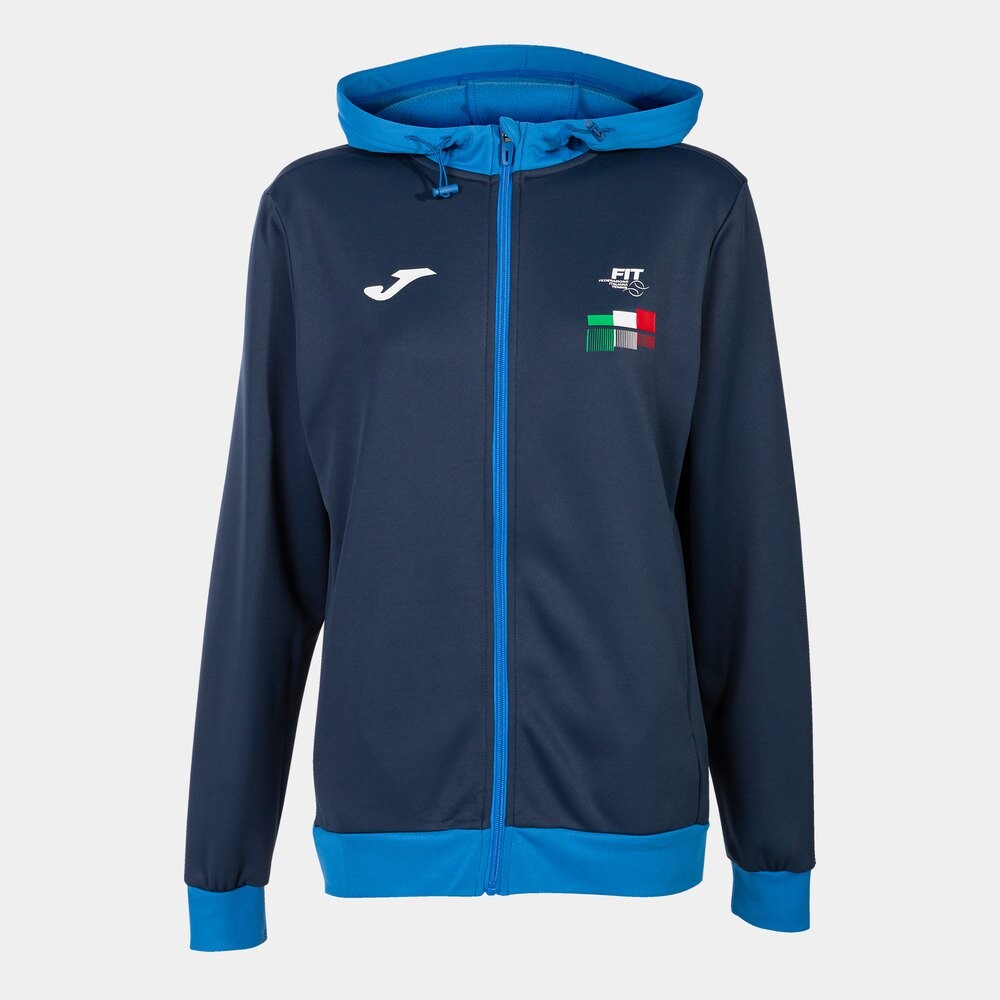 

Толстовка Joma Italian Tennis Federation Full Zip, синий