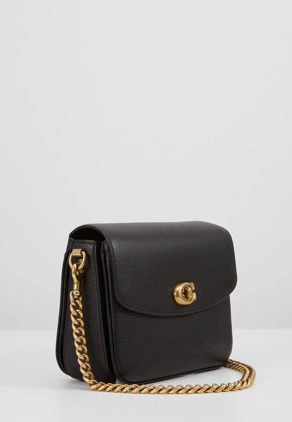 

Сумка Coach POLISHED PEBBLED CASSIE CROSSBODY, черный