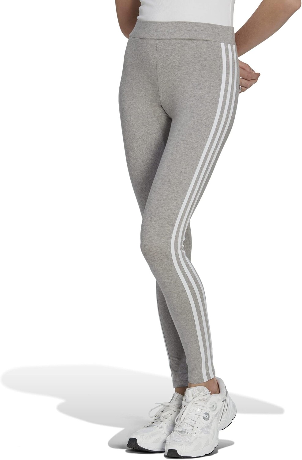 

Леггинсы Adicolor Classics с 3 полосками adidas, цвет Medium Grey Heather