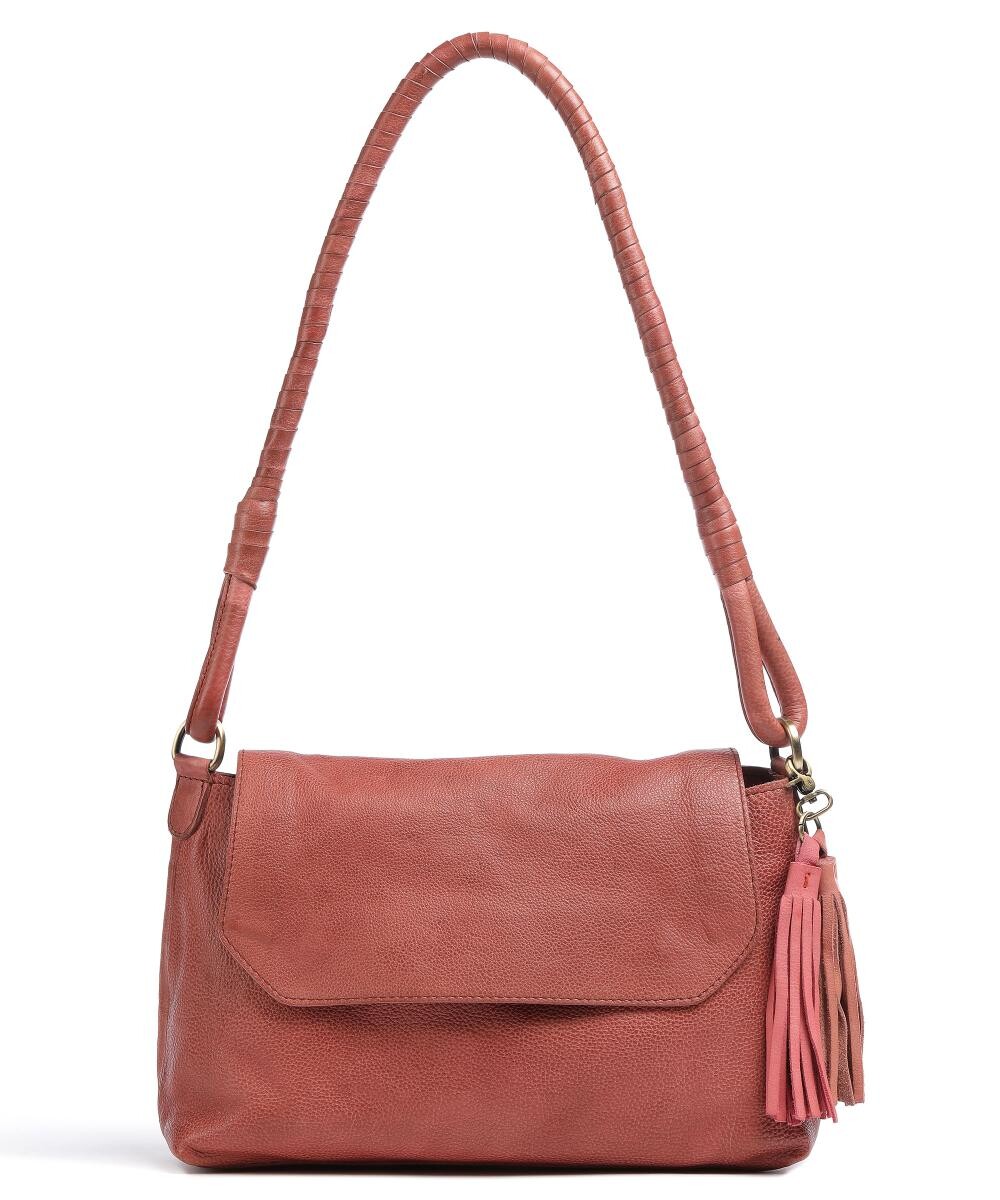 

Сумка через плечо Kohlmarkt 73 из зернистой яловой кожи. Taschendieb Wien, коричневый