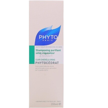 

Phytocedrat Sebo Регулирующий шампунь с эфирным маслом лимона 200 мл 6,7 унций