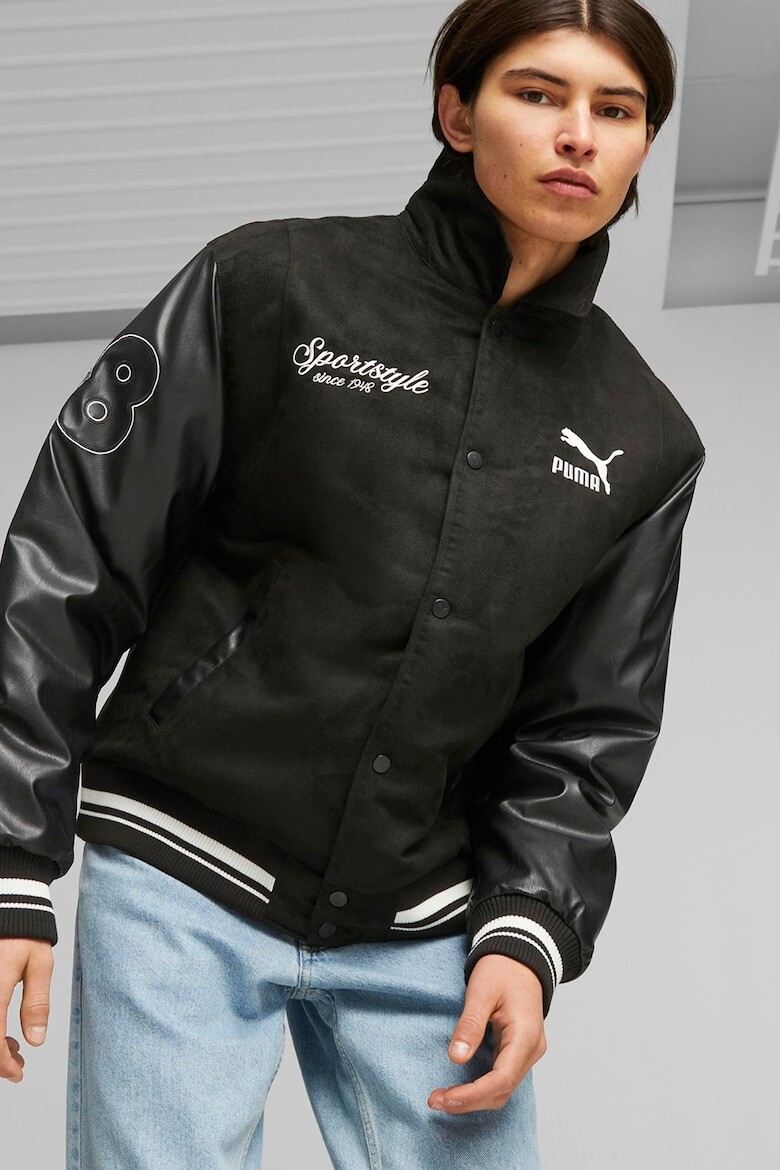 

Куртка Team Varsity свободного кроя Puma, черный