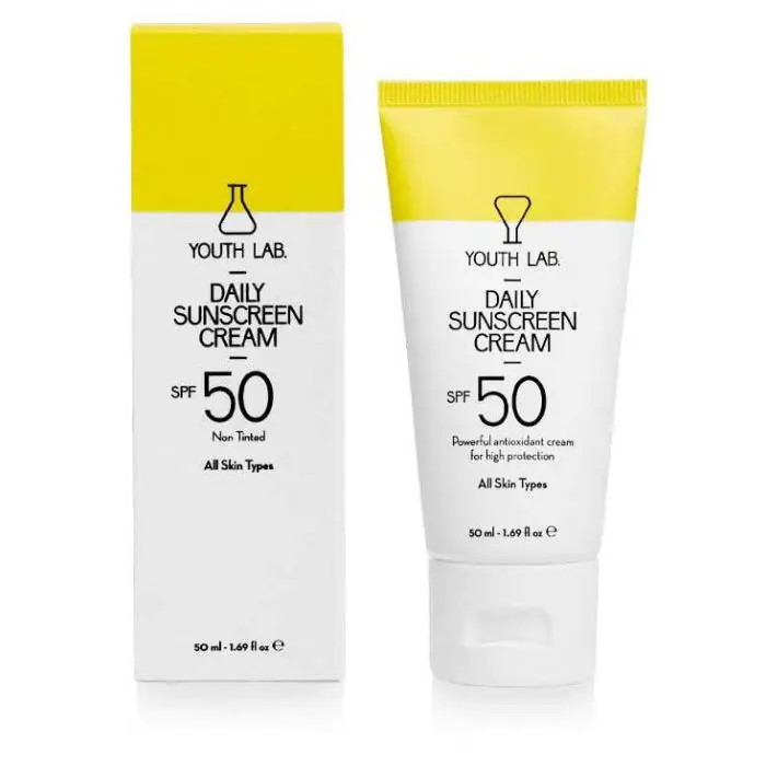 

Солнцезащитный крем protector solar facial spf50 todas la pieles Youth Lab, объем 50 мл