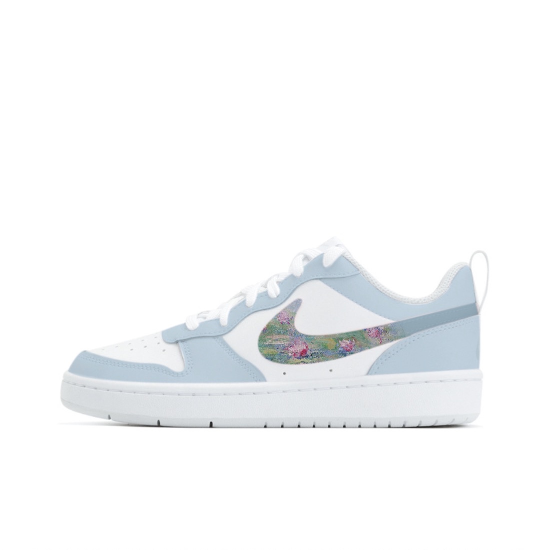 

Кроссовки Nike Court Borough 2 Skateboarding Shoes Women's Low-top White/blue, белый/синий