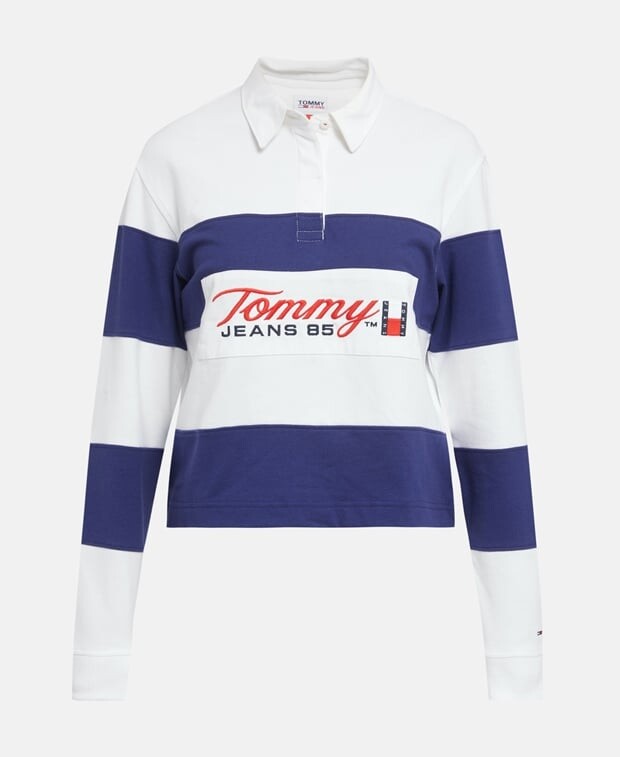 

Рубашка-поло с длинными рукавами Tommy Hilfiger, белый