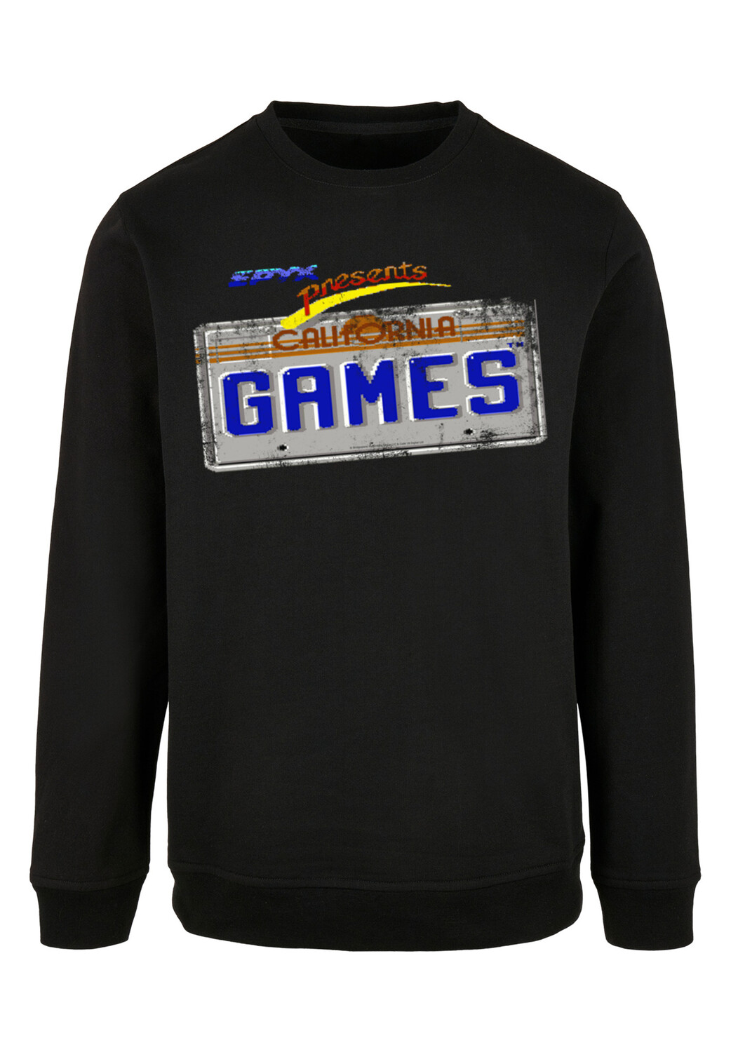 

Пуловер F4NT4STIC Sweatshirt Retro Gaming California Games Plate, черный