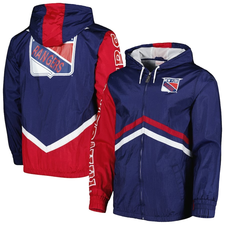 

Ветровка Mitchell & Ness New York Rangers, нави