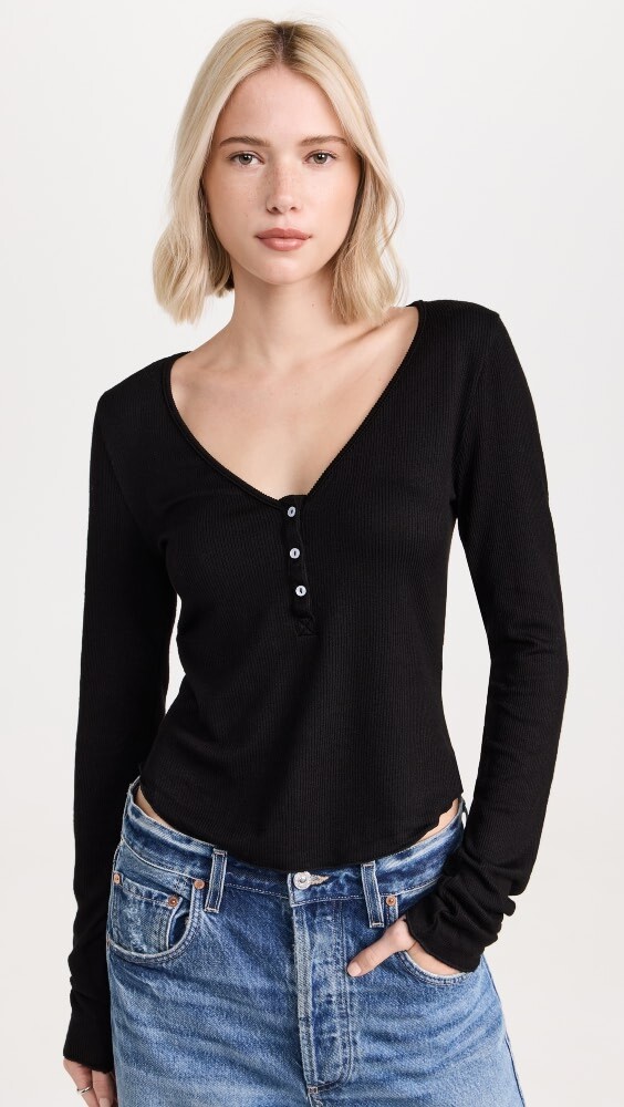 

Топ Free People Keep It Basic Layering, черный