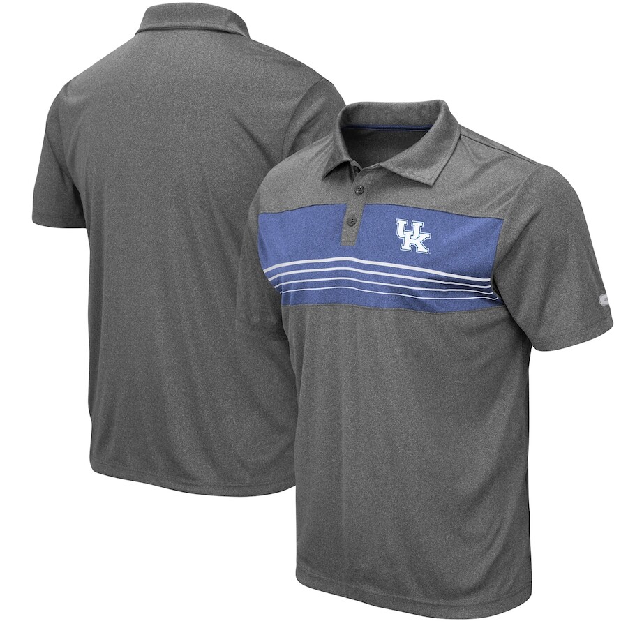 

Поло с коротким рукавом Colosseum Kentucky Wildcats, угольный