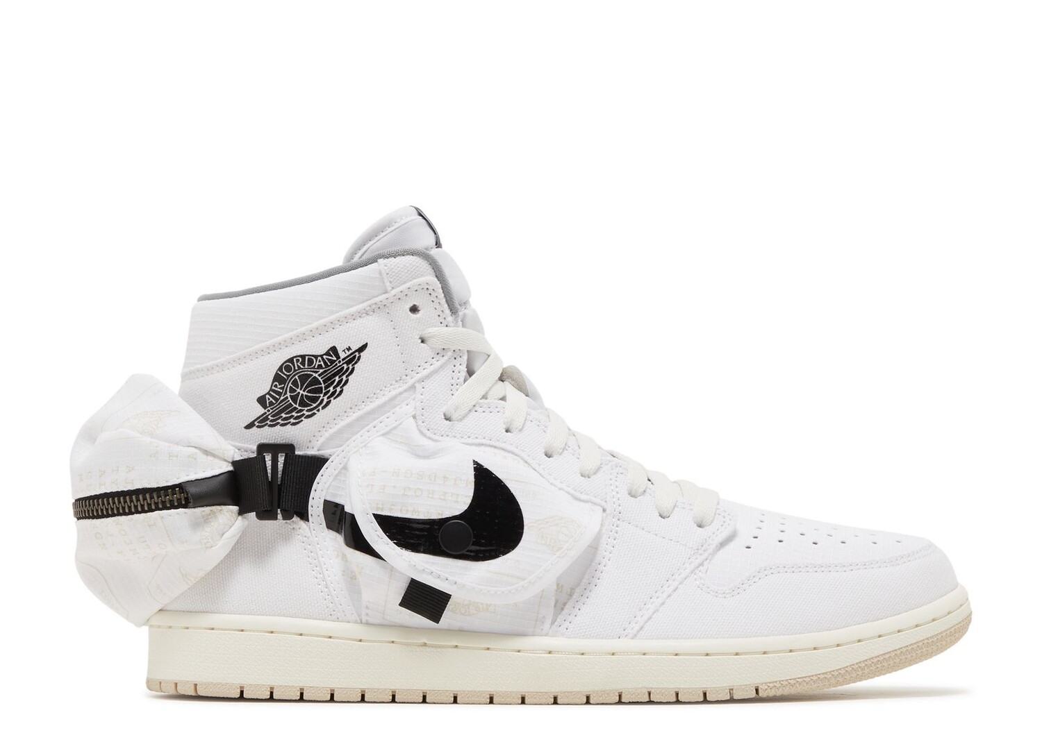 

Кроссовки Air Jordan Air Jordan 1 Retro High Utility 'White Black', белый