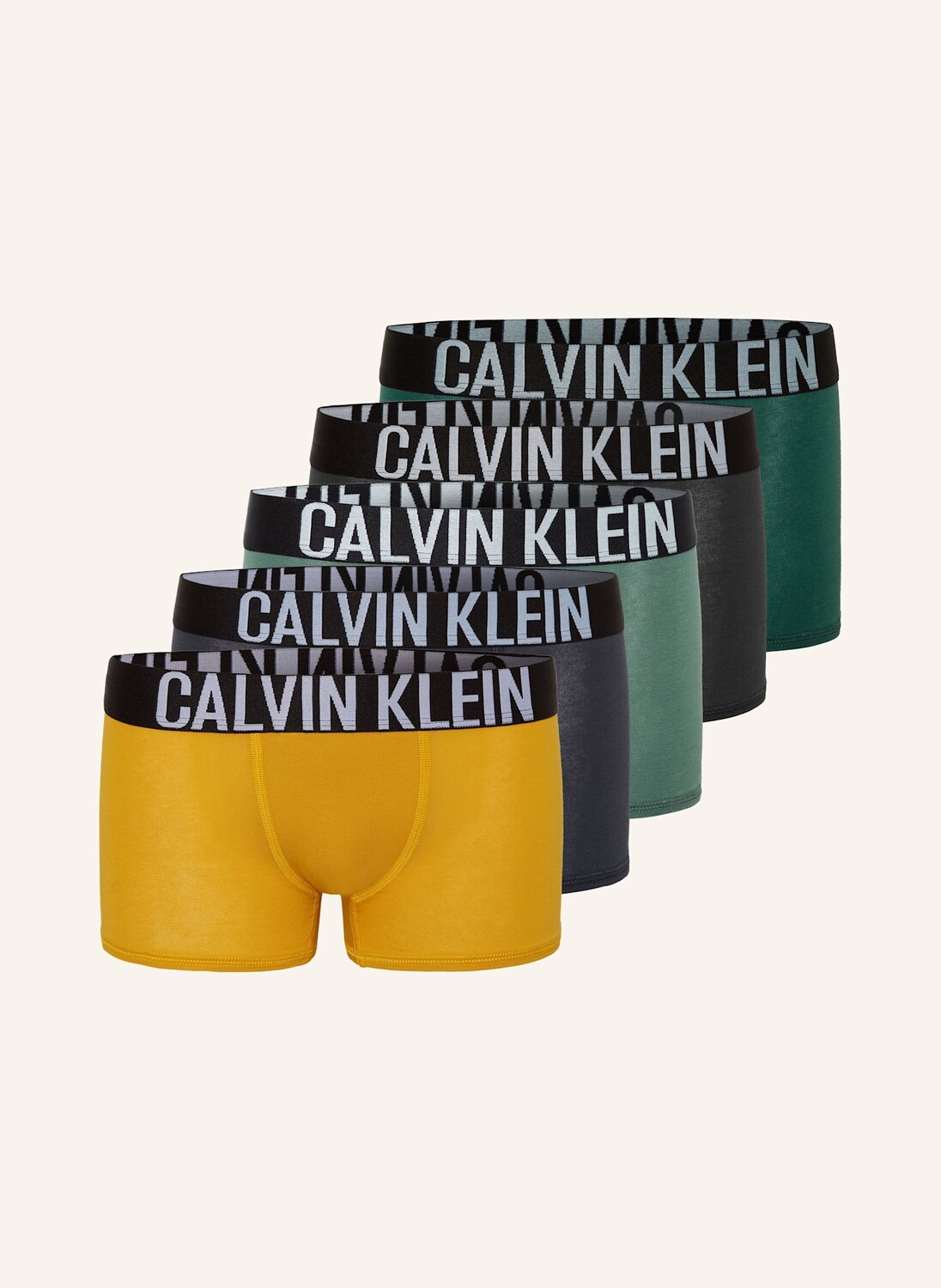 

Упаковка из 5 боксеров. Calvin Klein, желтый