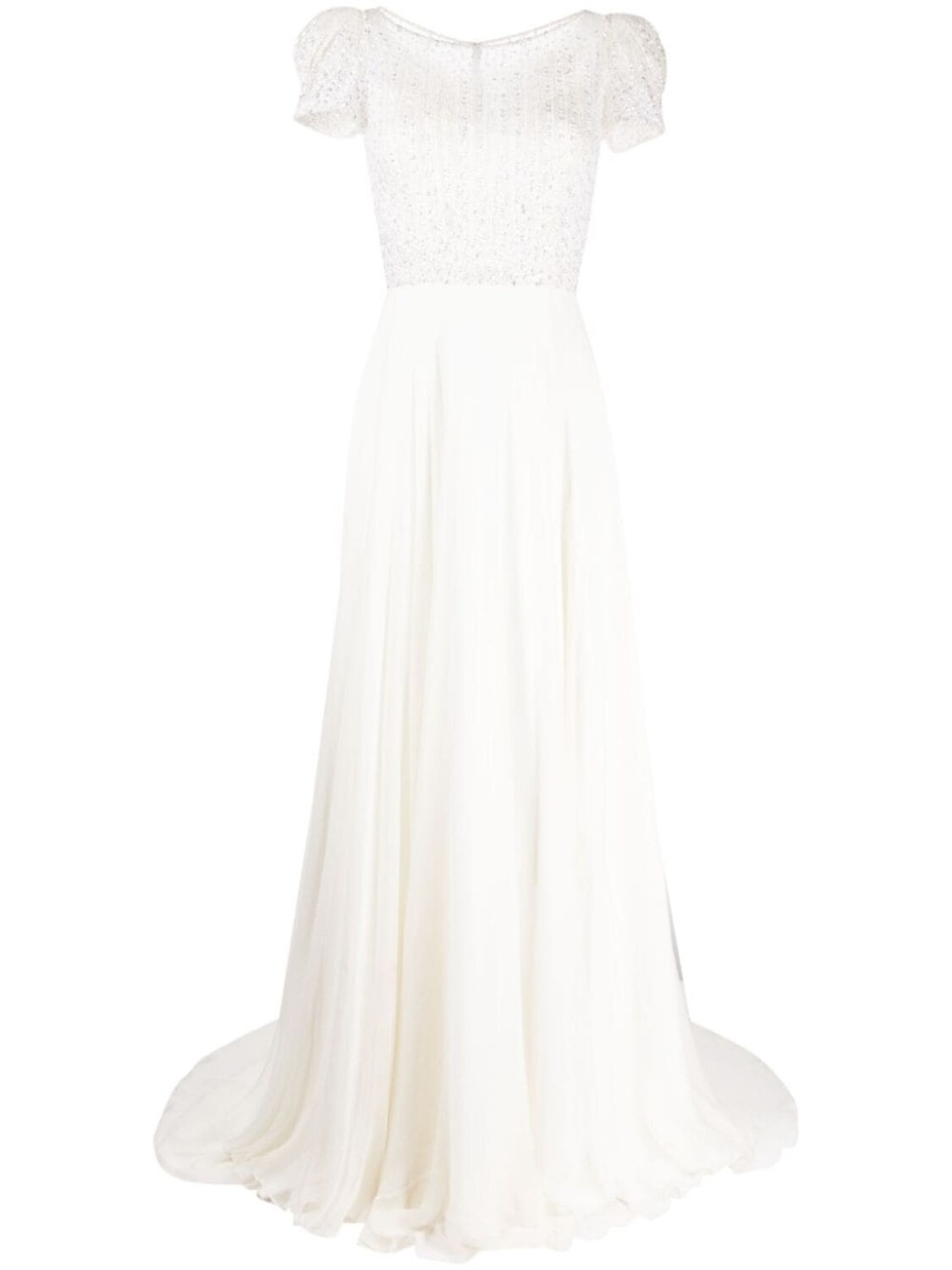 

Jenny Packham свадебное платье Hedvig с объемными рукавами, белый