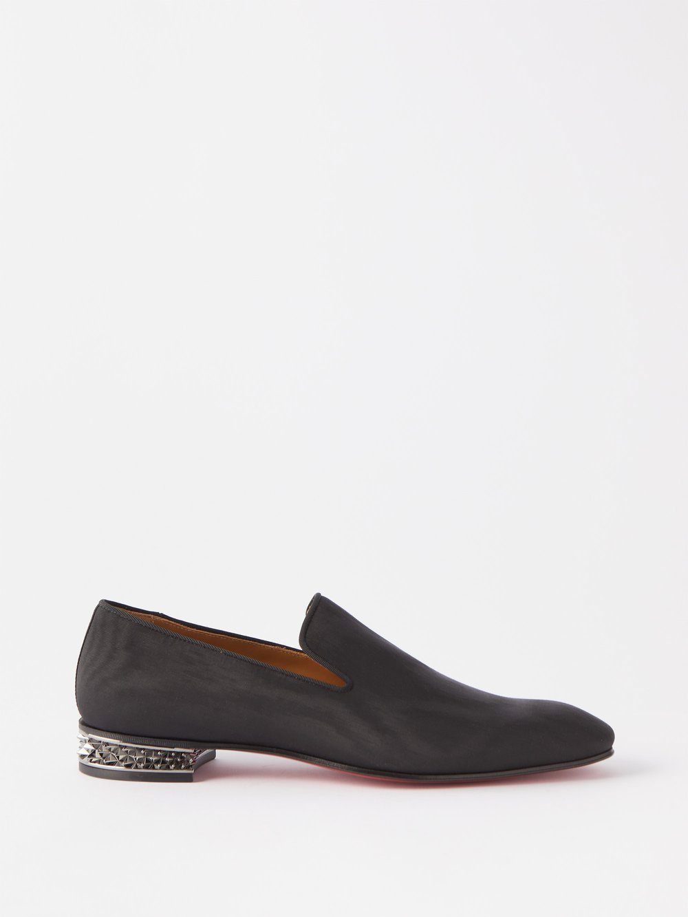 

Муаровые лоферы dandyrocks Christian Louboutin, черный