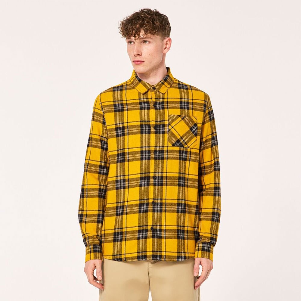 

Рубашка с длинным рукавом Oakley Podium Plaid Flannel, желтый