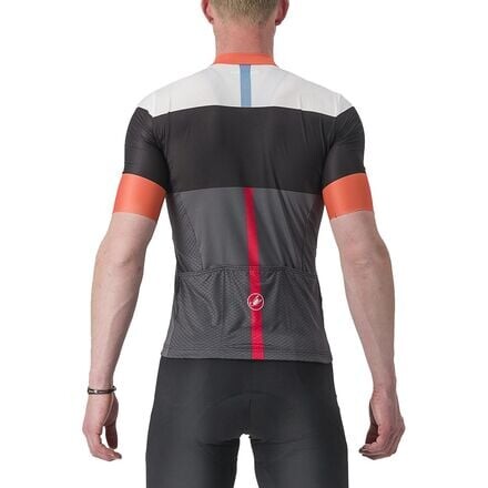 

Джерси Sezione мужские Castelli, цвет Dark Gray/Black-Scarlet Ibis