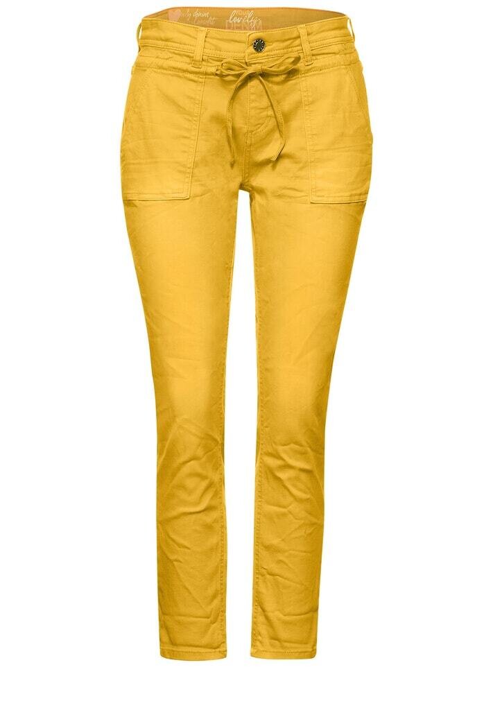 цена Брюки Street One Hose, цвет dull sunset yellow wash